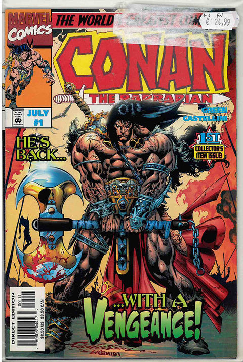 COMPLETE SET Conan The Barbarian (1997) #1-3 FINE