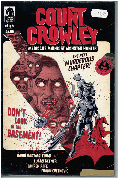 COMPLETE SET Count Crowley: Mediocre Midnight Monster Hunter #1-4