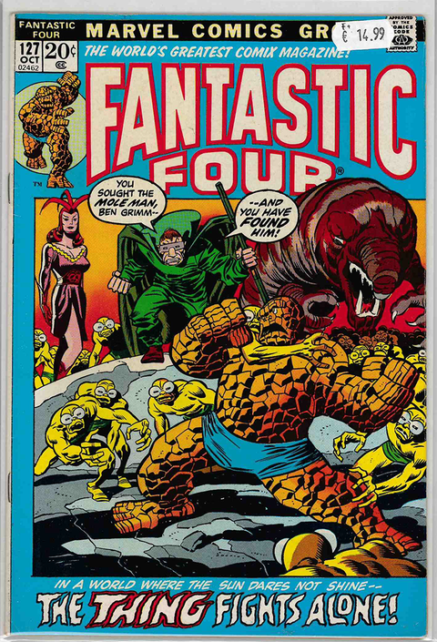 Fantastic Four 1st series #127 FINE+