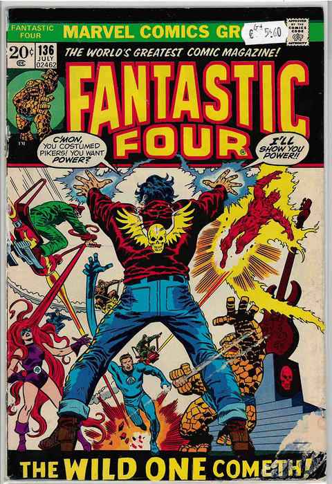 Fantastic Four 1st series #136 GOOD+