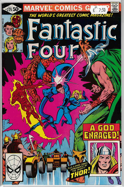 Fantastic Four 1st series #225 VERY FINE