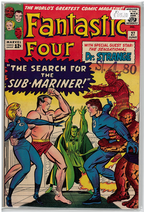 Fantastic Four 1st series #27 (FINE-)