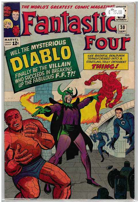 Fantastic Four 1st series #30 (VERY GOOD)