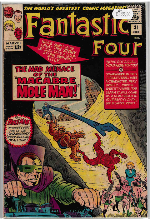 Fantastic Four 1st series #31 (VERY GOOD-)