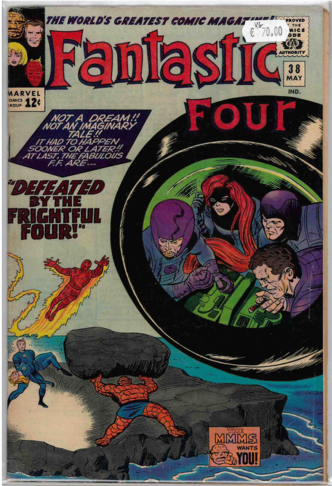 Fantastic Four 1st series #38 (VERY GOOD)