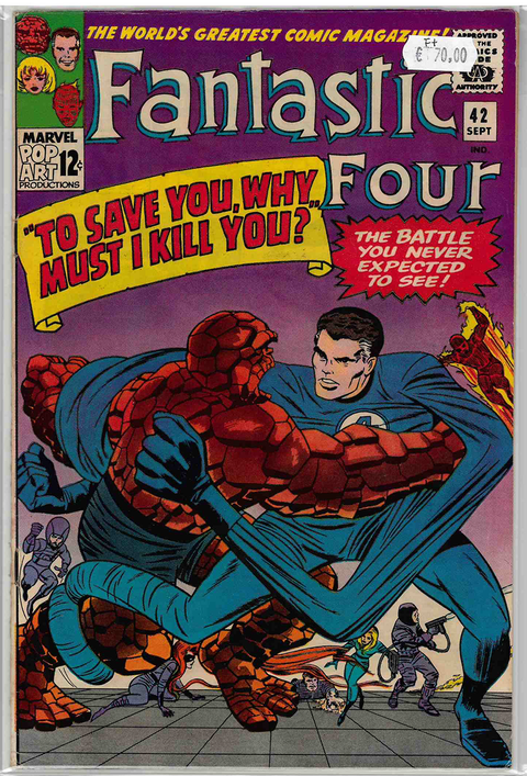 Fantastic Four 1st series #42 (FINE+)