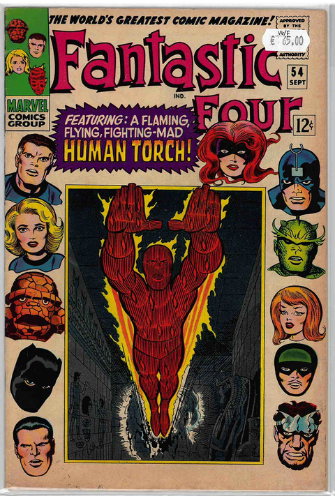 Fantastic Four 1st series #54 VERY GOOD/FINE