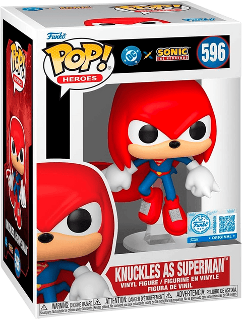 Funko POP DC Heroes - DC x Sonic the Hedgehog - Knuckles as Superman
