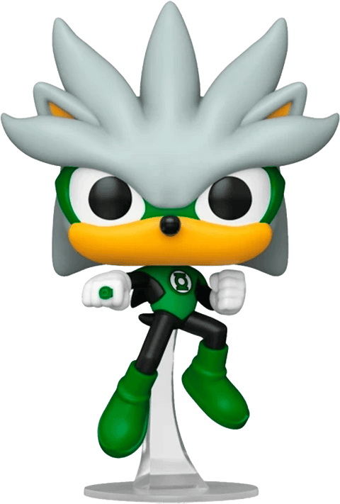 Funko POP DC Heroes - DC x Sonic the Hedgehog - Silver as Green Lantern