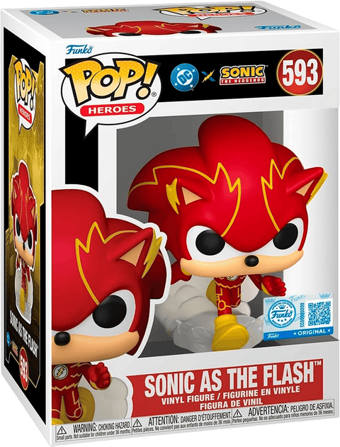 Funko POP DC Heroes - DC x Sonic the Hedgehog - Sonic as the Flash