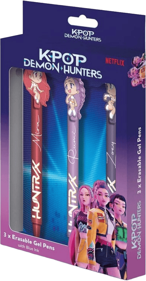 Gel Pens 3-Pack - KPop Demon Hunters