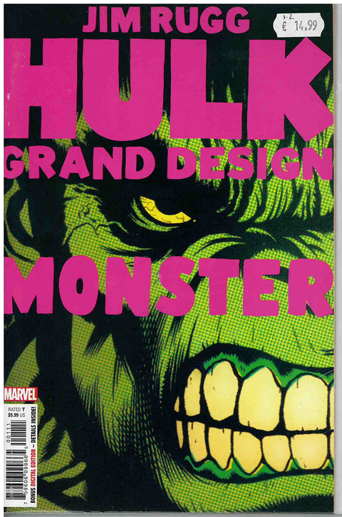 COMPLETE SET Hulk: Grand Design #1-2, by Jim Rugg