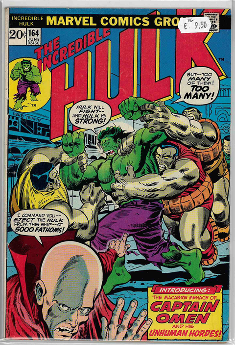 Incredible Hulk 1st Series #164 VERY GOOD