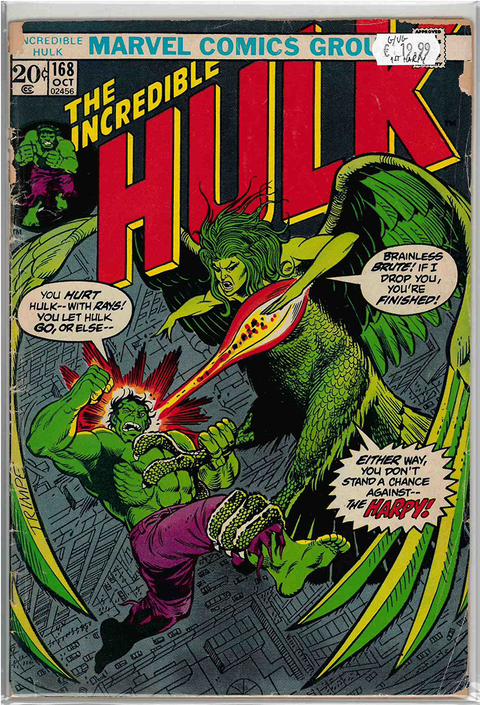 Incredible Hulk 1st Series #168 GOOD/VERY GOOD