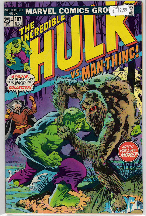 Incredible Hulk 1st Series #197 VERY GOOD/FINE