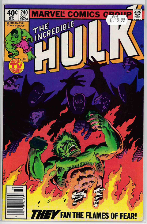 Incredible Hulk 1st Series #240 FINE/VERY FINE