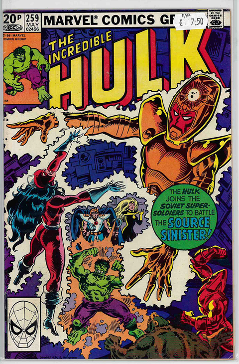 Incredible Hulk 1st Series #259 FINE/VERY FINE