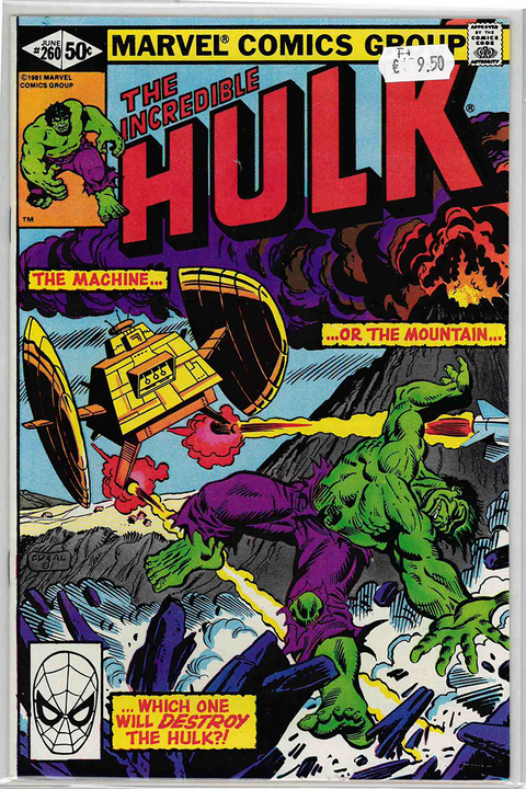Incredible Hulk 1st Series #260 FINE+