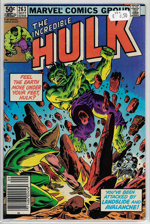 Incredible Hulk 1st Series #263 VERY GOOD+