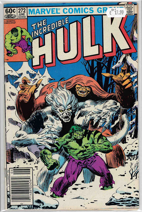 Incredible Hulk 1st Series #272 VERY GOOD-