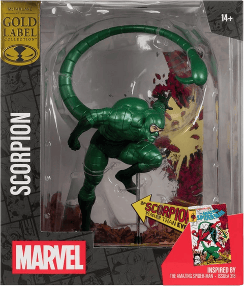 Marvel Collection PVC Statue 1/10 - Scorpion (Metallic) (The Amazing Spider-Man #318) (Gold Label) 18 cm