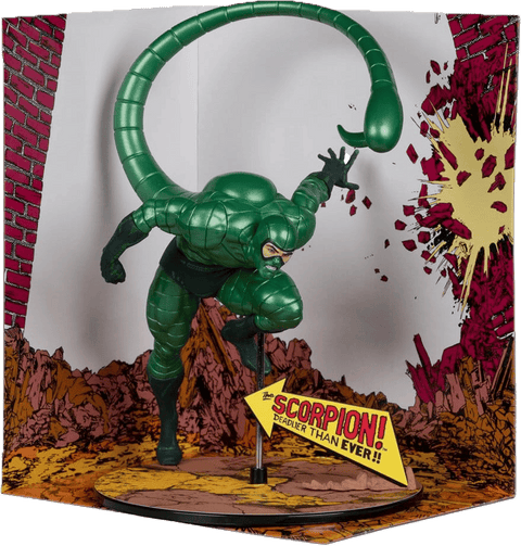 Marvel Collection PVC Statue 1/10 - Scorpion (Metallic) (The Amazing Spider-Man #318) (Gold Label) 18 cm