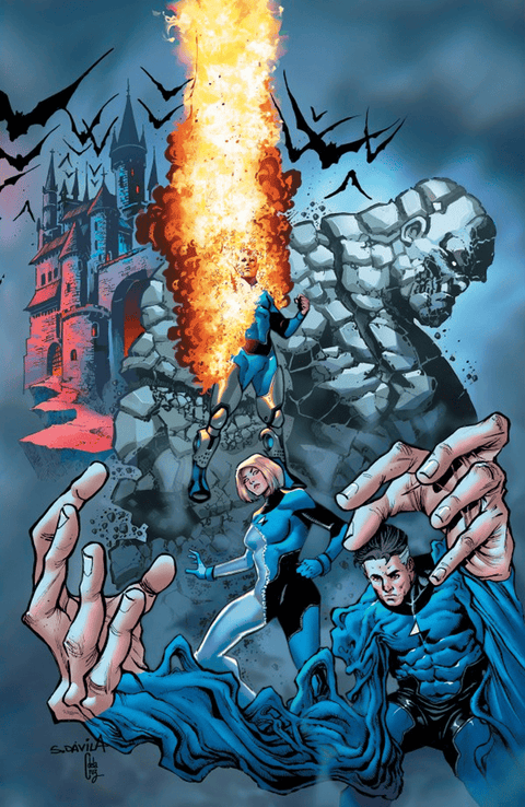Midnight Fantastic Four #1 Sergio Fernández Dávila Diamond UK Connecting Virgin Variant