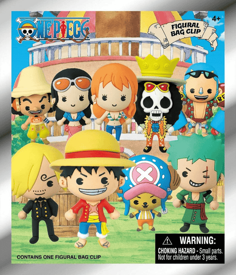 One Piece 3D PVC Bag Clips Serie 1 - Blind Bags One Piece