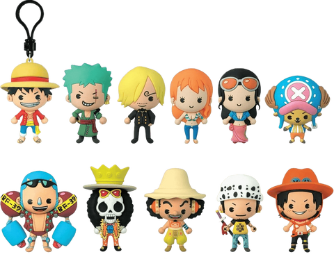 One Piece 3D PVC Bag Clips Serie 1 - Blind Bags One Piece