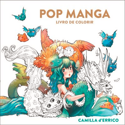 Pop Manga: Manga Livro de Colorir. by Camilla d'Errico