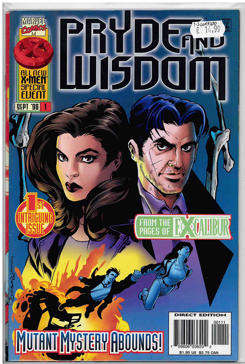 COMPLETE SET Pryde and Wisdom (1996) #1-3, by Warren Ellis and Terry Dodson