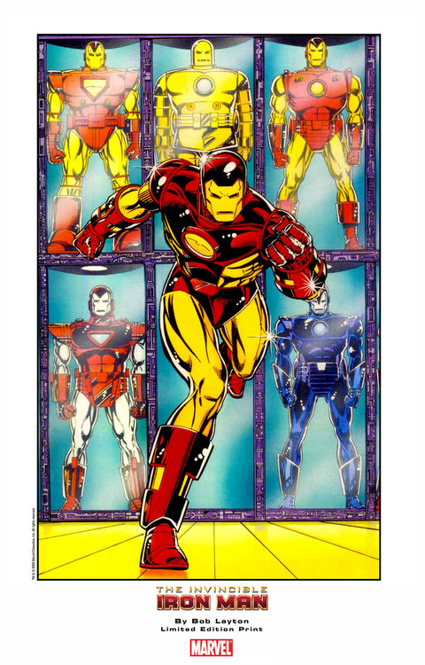PRINT EXCLUSIVO de BOB LAYTON: Hall of Iron (A5)