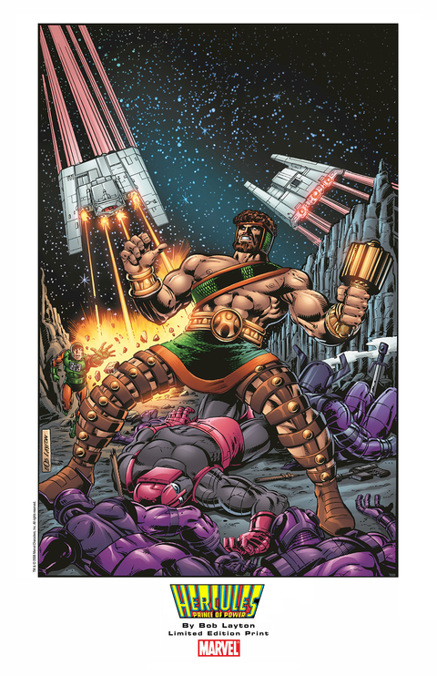 PRINT EXCLUSIVO de BOB LAYTON: Hercules (A5)