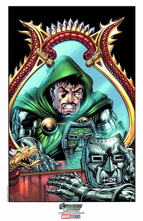 PRINT EXCLUSIVO de BOB LAYTON: Tony Stark as Doctor Doom (A5)