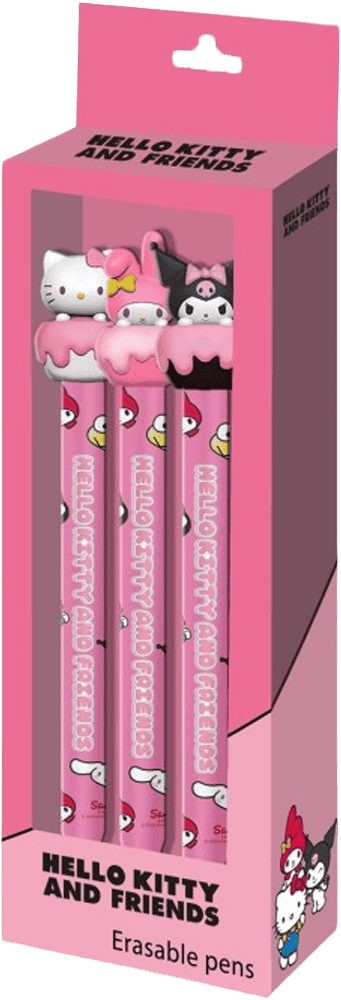 Sanrio Erasable Gel Pens 3-Pack