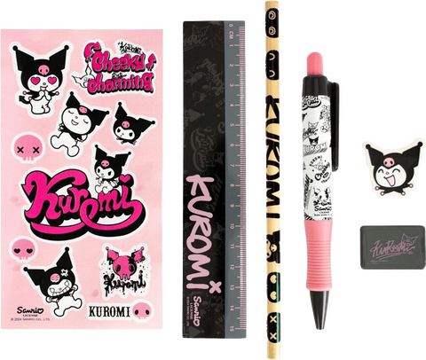 Sanrio Stationery Set 6-Pack Kuromi