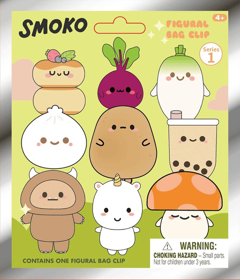 Smoko 3D PVC Bag Clips Figural Serie 1 - Blind Bags Smoko