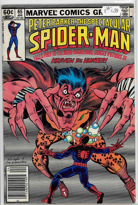 Spectacular Spider-Man (1st Series) #65 VERY GOOD-