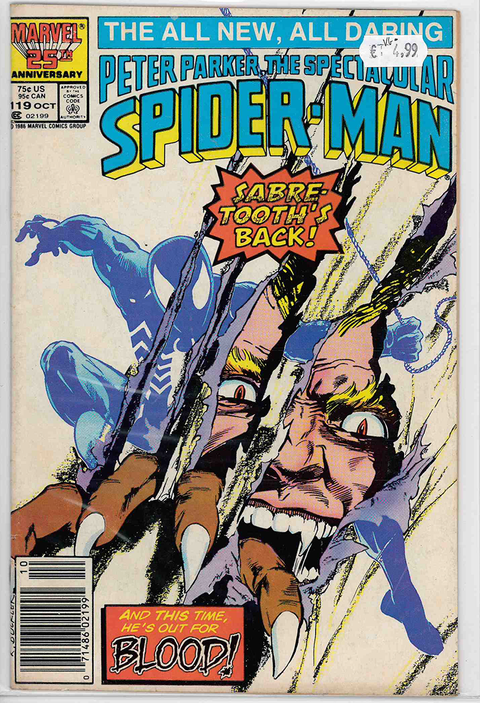Spectacular Spider-Man (1st Series) #118 VERY GOOD-