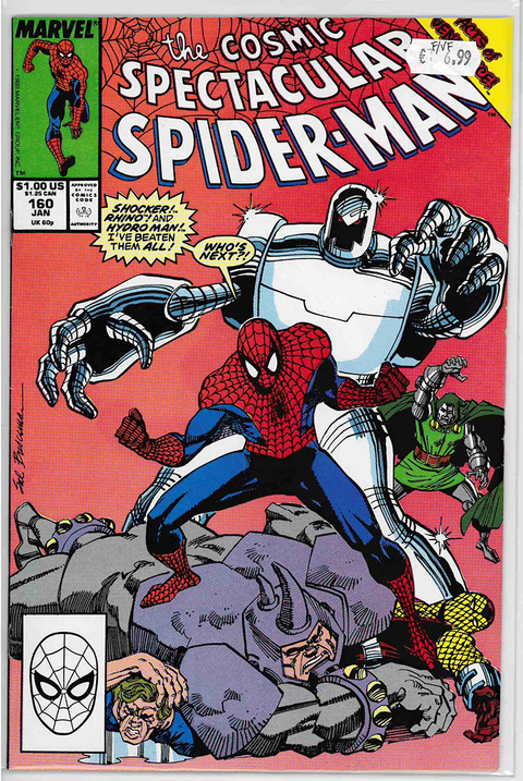 Spectacular Spider-Man (1st Series) #160 FINE/VERY FINE