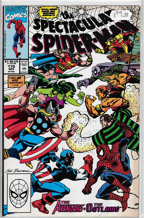 Spectacular Spider-Man (1st Series) #170 FINE/VERY FINE