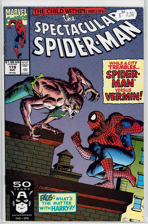 Spectacular Spider-Man (1st Series) #179 FINE