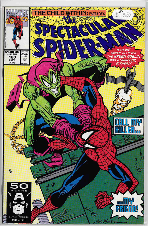 Spectacular Spider-Man (1st Series) #180 VERY FINE-