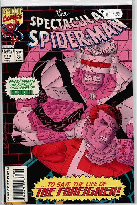 Spectacular Spider-Man (1st Series) #210 FINE