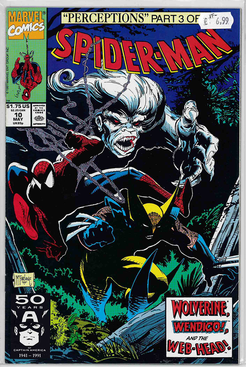 Spider-Man (1990 Series) #10 VERY FINE/NEAR MINT