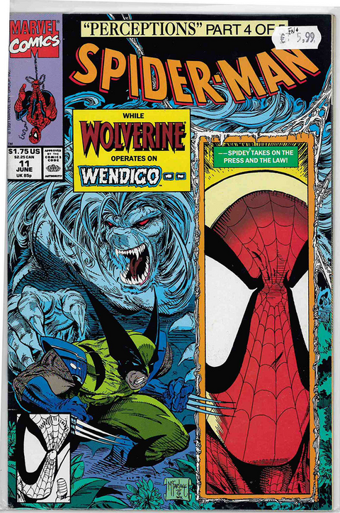 Spider-Man (1990 Series) #11 FINE+