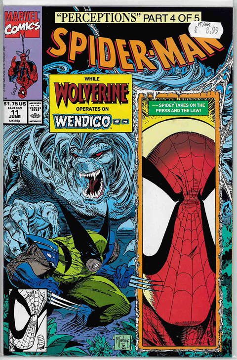 Spider-Man (1990 Series) #11 VERY FINE/NEAR MINT