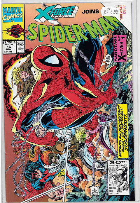 Spider-Man (1990 Series) #16 VERY FINE