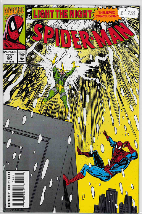 Spider-Man (1990 Series) #40 VERY FINE