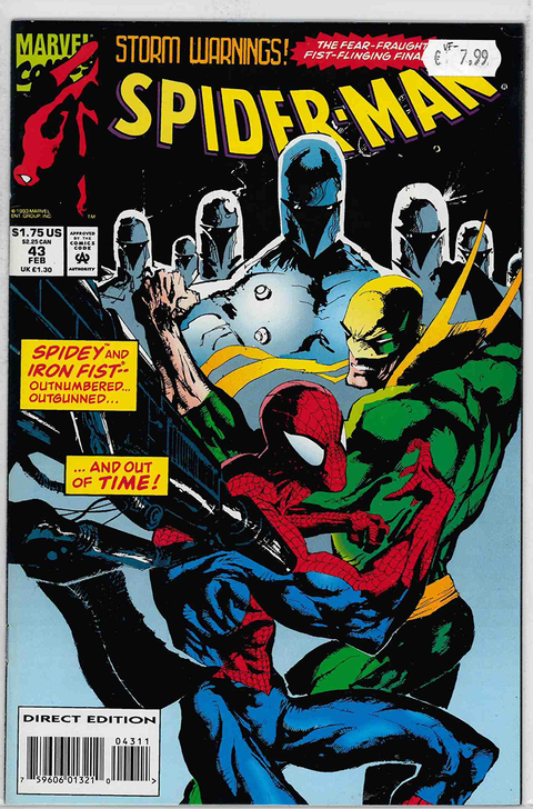 Spider-Man (1990 Series) #43 VERY FINE-